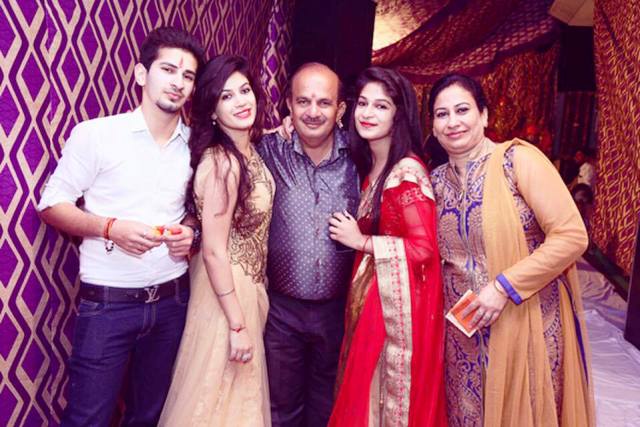 Bandgi Kalra with her family