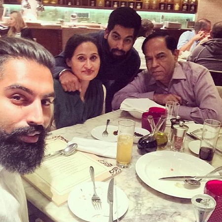 Parmish Verma with his family