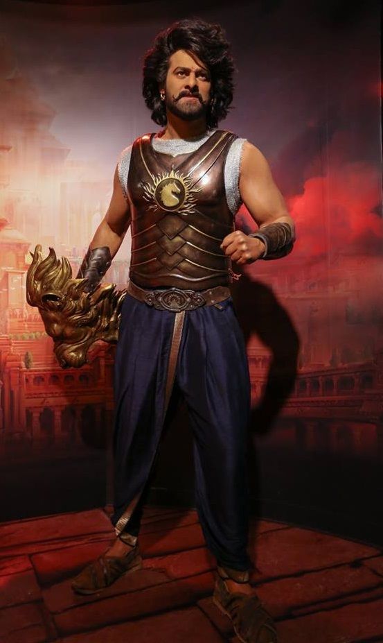 Prabhas wax statue at the Madame Tussauds museum