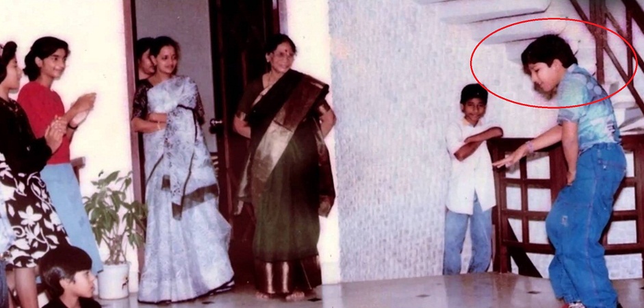 Allu Arjun during his school function