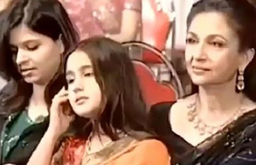 An Old Picture of Sara Ali Khan With Her Grandmother