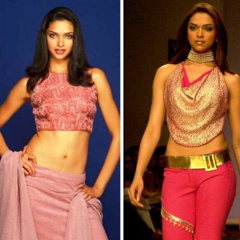 Deepika Padukone during modelling days