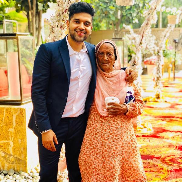 Guru Randhawa with his grandmother