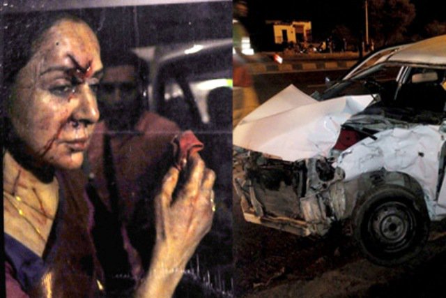 Hema Malini car accident controversy