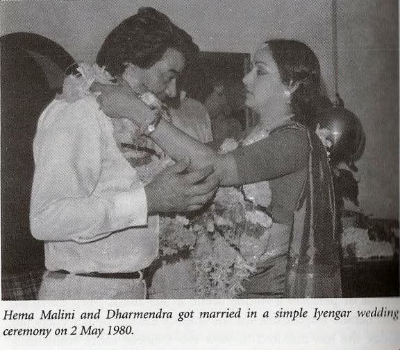 Hema and Dharmendra wedding pic