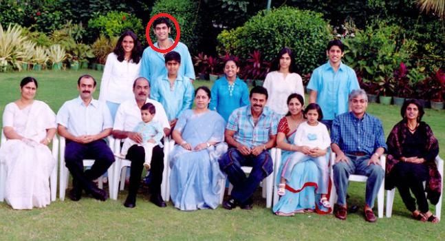 Rana Daggubati with his family