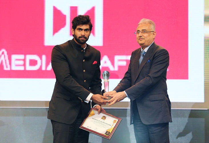 Rana Daggubati Receiving Award