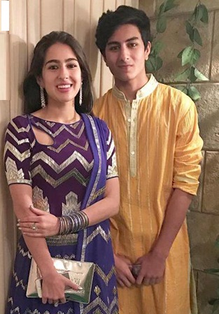 Sara Ali Khan With Her Brother, Ibrahim Ali Khan