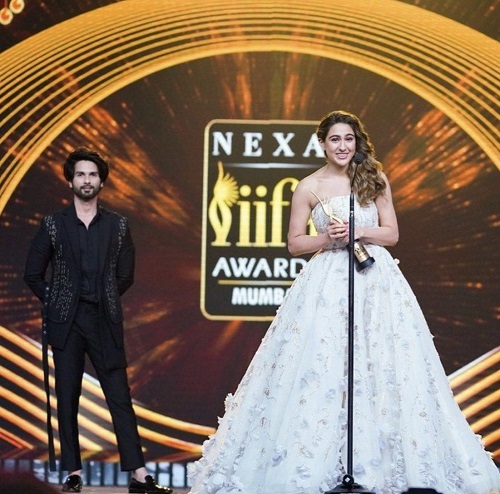 Sara Ali Khan With Her Award