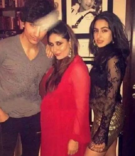 Sara Ali Khan With Her Stepmother and Brother
