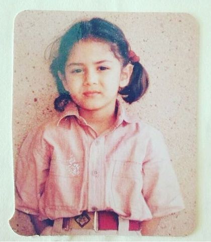 Mira Rajput childhood picture