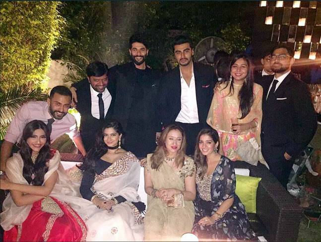 Anand Ahuja in Sonam Kapoor's family function