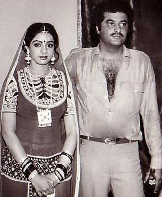 Boney Kapoor and Sridevi in late 1980s