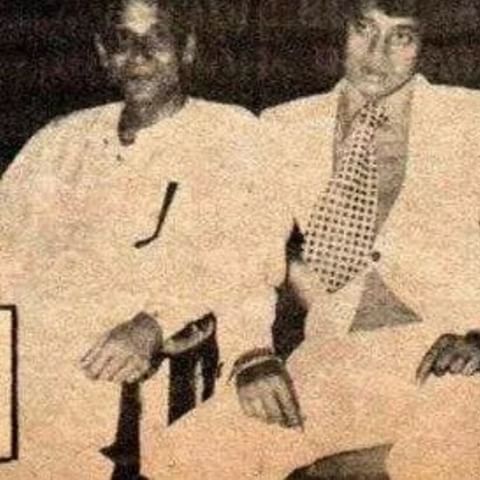 Mithun Chakraborty with his father