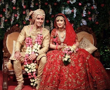 Gautam Rode and Pankhuri Awasthy's wedding picture