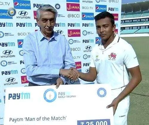 Prithvi Shaw