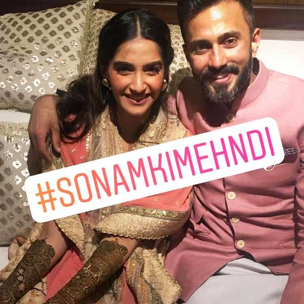 Sonam Kapoor's Mehendi ceremony