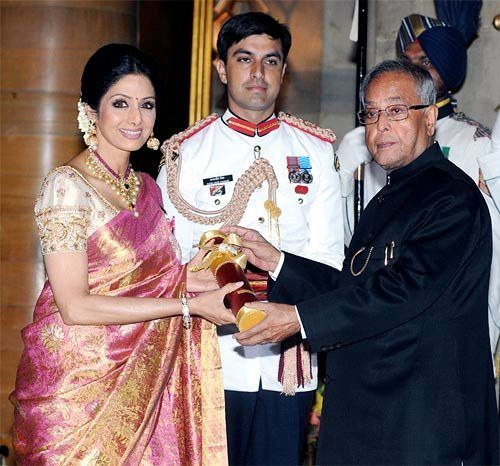Sridevi received Padma Shri Award