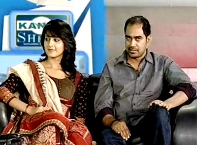 Anushka Shetty with director Krish