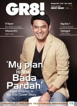 Kapil Sharma on cover of GR8! magazine