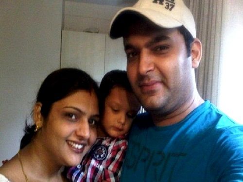 Kapil Sharma with his sister Pooja Sharma and niece