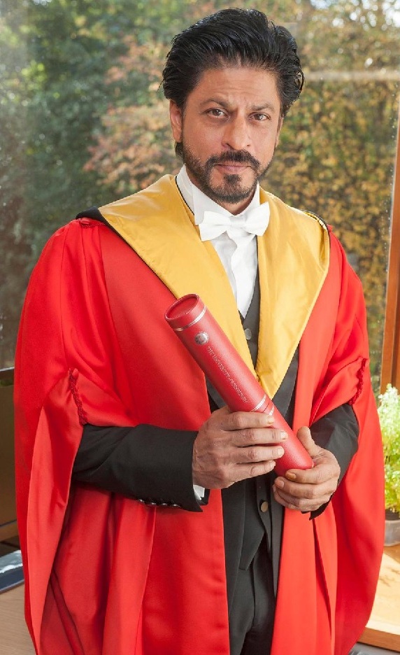 Shahrukh Khan With Doctorate Honour From The University Of Edinburgh