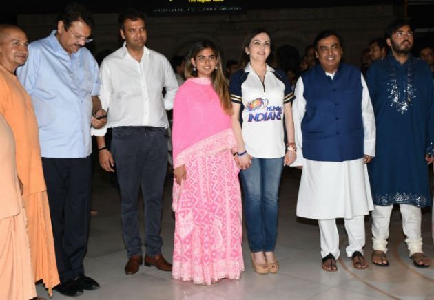 Anand Piramal's Family Members Celebrated The Occasion Of Anand Piramal And Isha Ambani's Engagement At ISKCON Temple