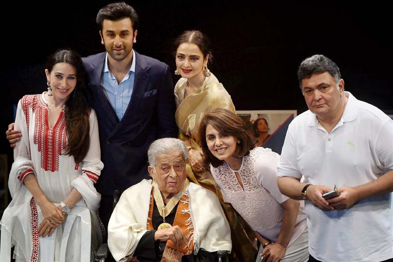 Ranbir Kapoor With His Family