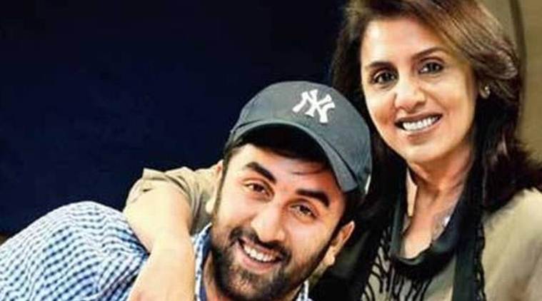 Ranbir Kapoor With His Mother