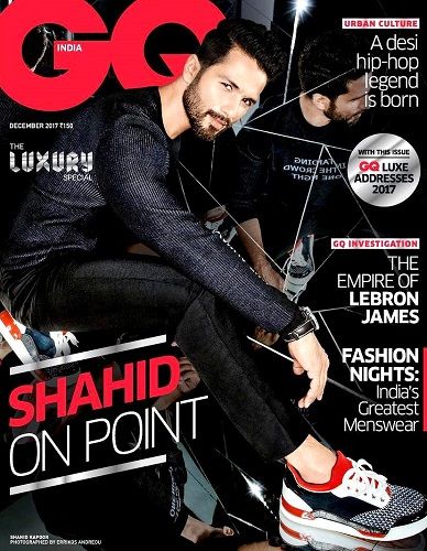 Shahid Kapoor on cover of GQ India magazine