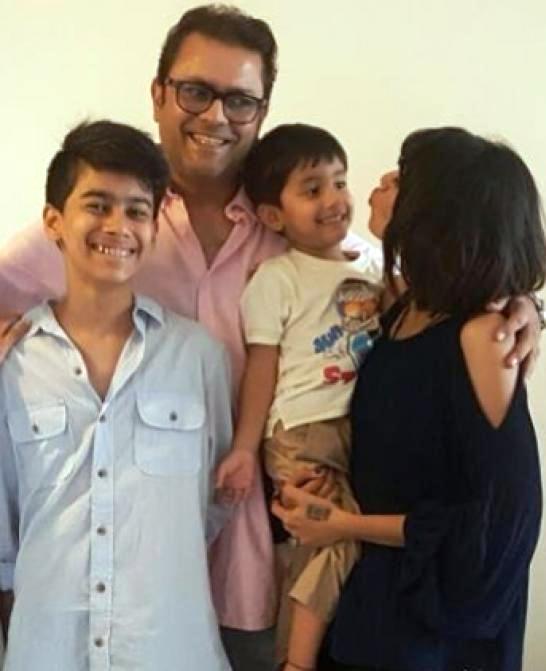 Sanjeev Seth With His Family