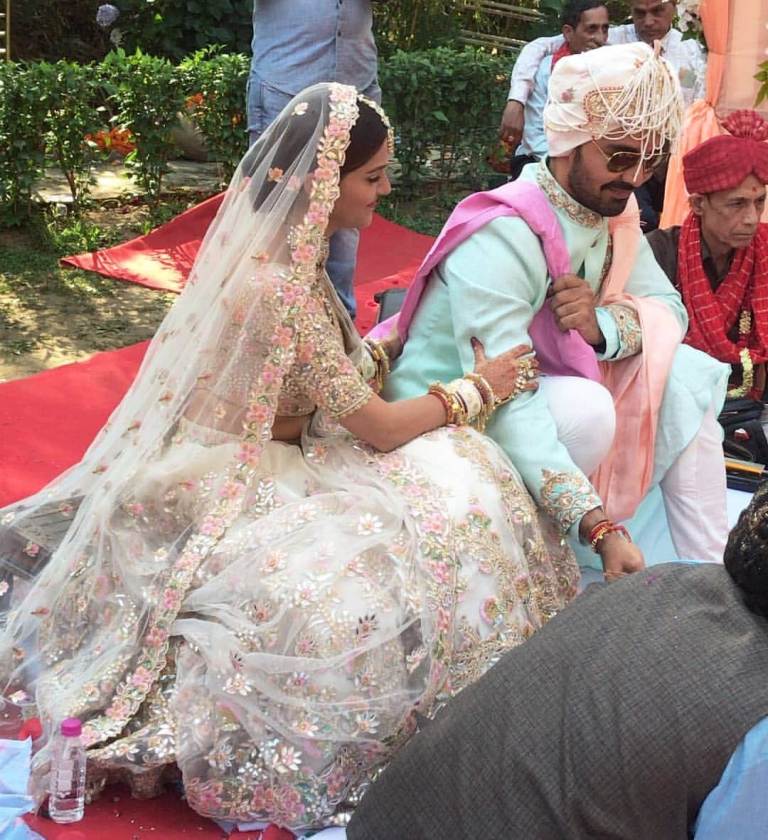 Abhinav Shukla and Rubina Dilaik marriage photo