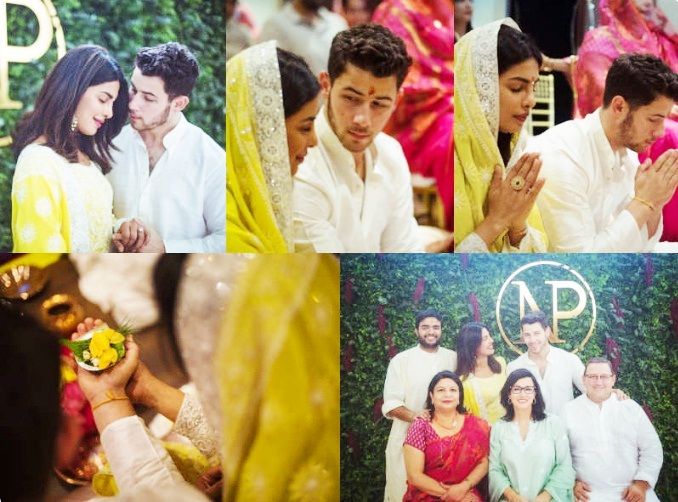 Nick Jonas and Priyanka Chopra engagement photos