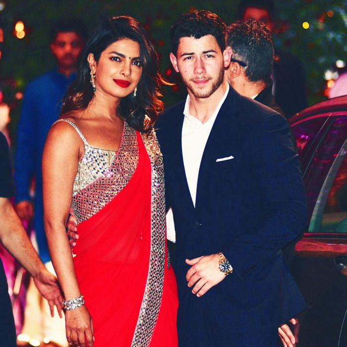 Nick Jonas and Priyanka Chopra in India