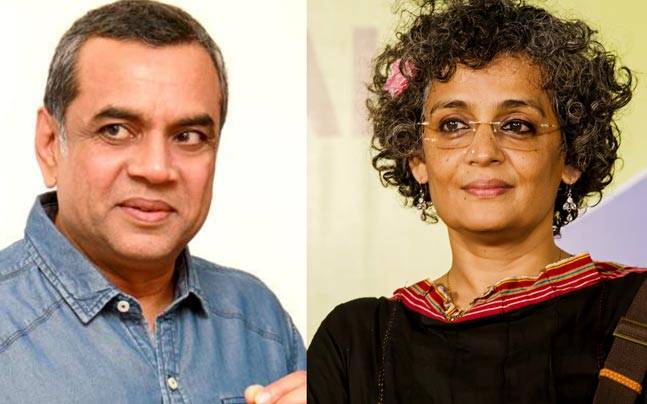 Paresh Rawal And Arundhati Roy