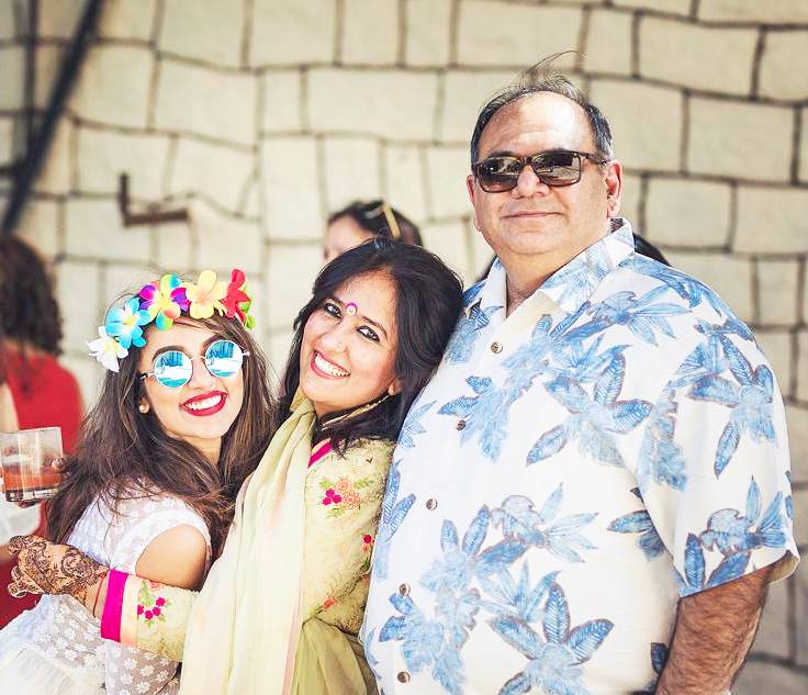 Tejaswi Madivada with her family