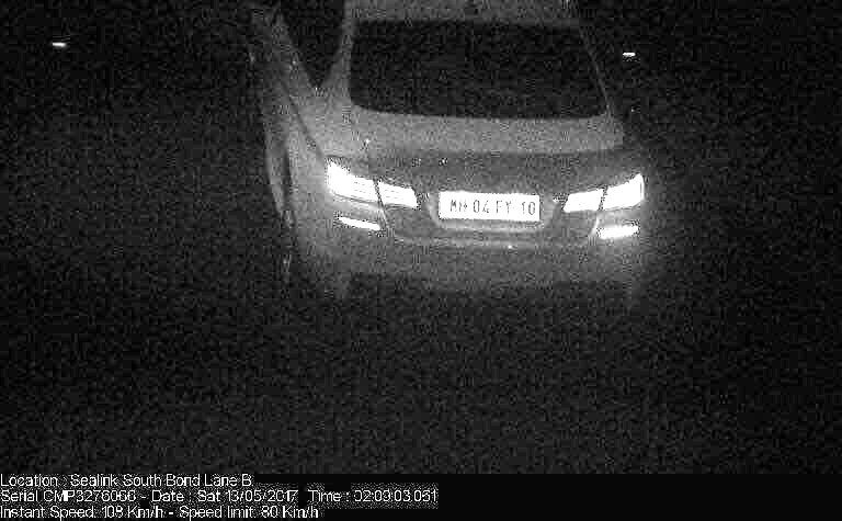 Zaheer Iqbal's vehicle captured speeding on a CCTV by Mumbai Police