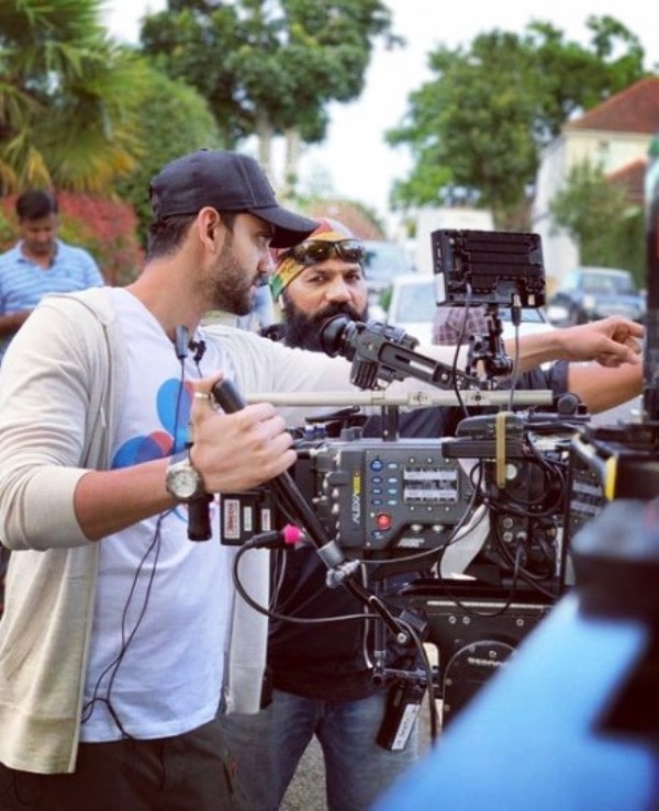 Zaheer Iqbal while working as an Assistant Director in the film industry