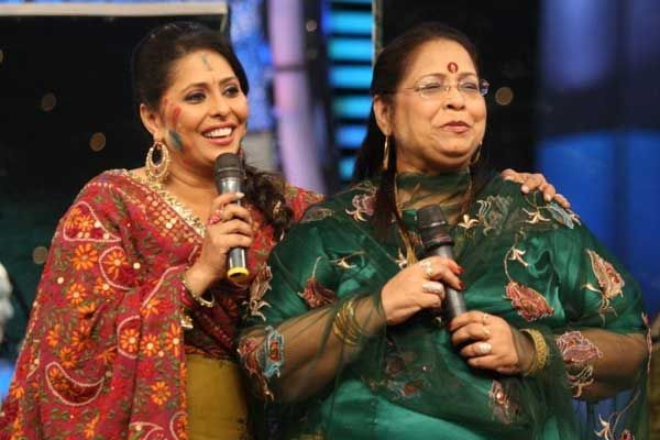 Geeta Kapoor with her mother