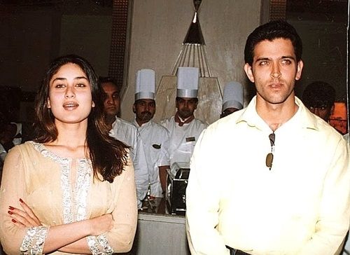 Kareena Kapoor with Hrithik Roshan