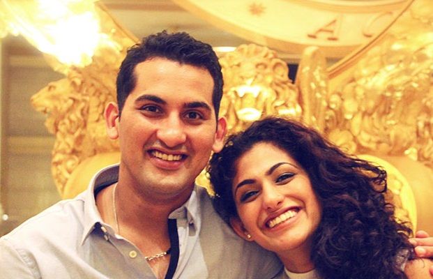 Kubbra Sait and her brother