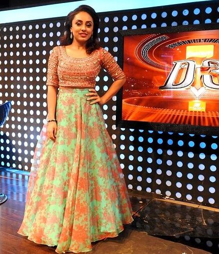 Pearle Maaney on set of 'D3 - D 4 Dance'