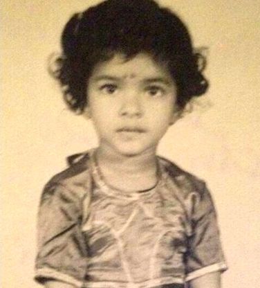 Priyanka Chopra childhood pic