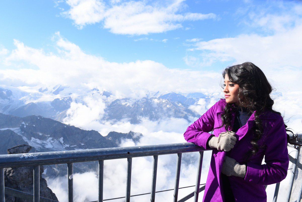 Shivangi Joshi in Switzerland