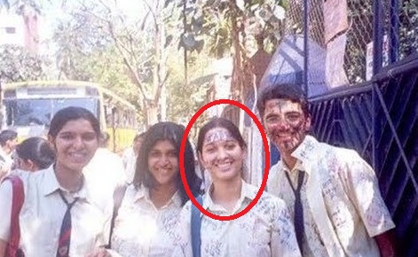 Tamannaah Bhatia during her school days