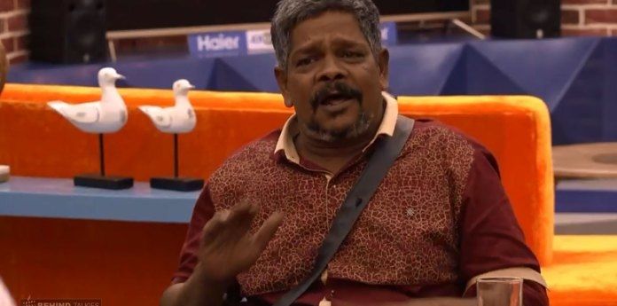 V Suresh Thampanoor in the house of Malayalam Bigg Boss