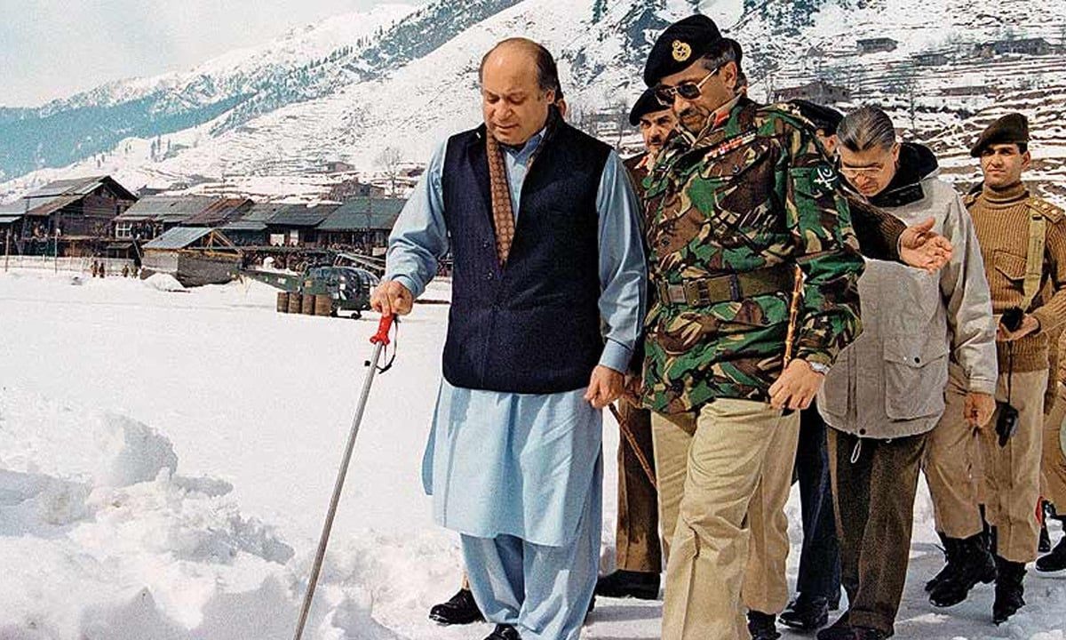 Pervez Musharraf at the Siachen Glacier