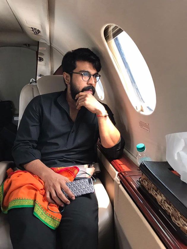 Ram Charan Travelling by air