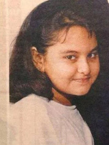 Sonakshi Sinha during her childhood days
