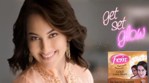 Sonakshi Sinha while advertising a commercial brand
